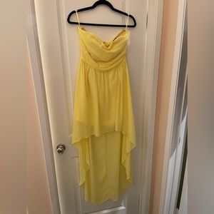 Yellow Windsor High Low Dress